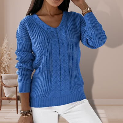 Juliette™ | Stylish Women's Knitted Sweater with Texture