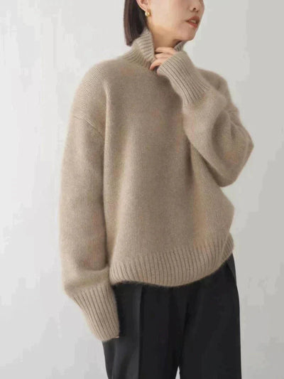 Milena - Comfortable knit turtleneck sweater