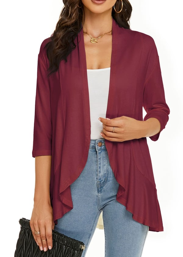 Poppy | Casual Open-front Cardigan