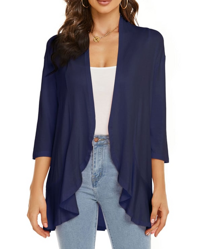 Poppy | Casual Open-front Cardigan