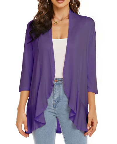 Poppy | Casual Open-front Cardigan